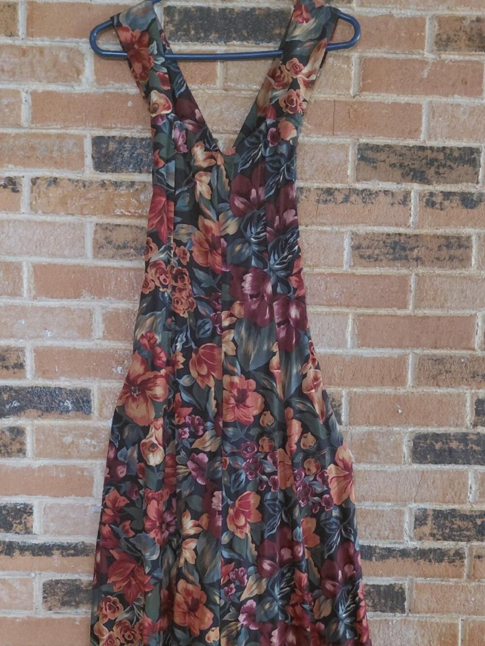 Vintage All that Jazz Floral Midi Cottagecore Dress